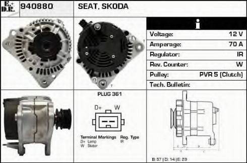 EDR 940880 - Alternator www.molydon.hr