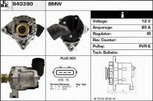 EDR 940390 - Alternator www.molydon.hr