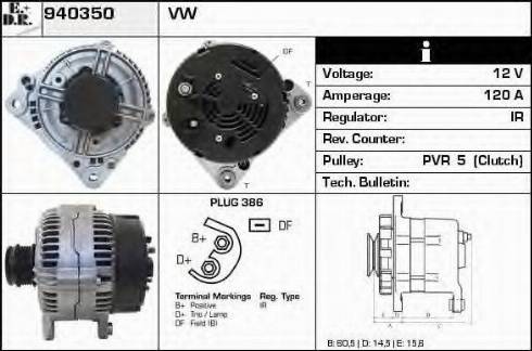 EDR 940350 - Alternator www.molydon.hr