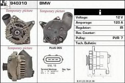 EDR 940310 - Alternator www.molydon.hr