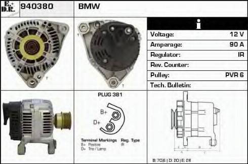 EDR 940380 - Alternator www.molydon.hr