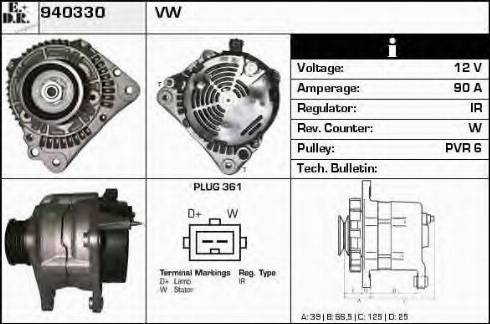 EDR 940330 - Alternator www.molydon.hr