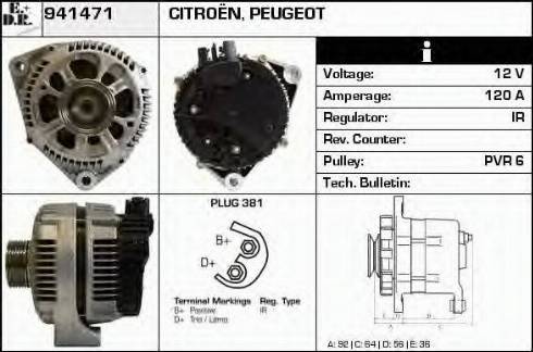 EDR 941471 - Alternator www.molydon.hr