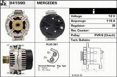 EDR 941590 - Alternator www.molydon.hr