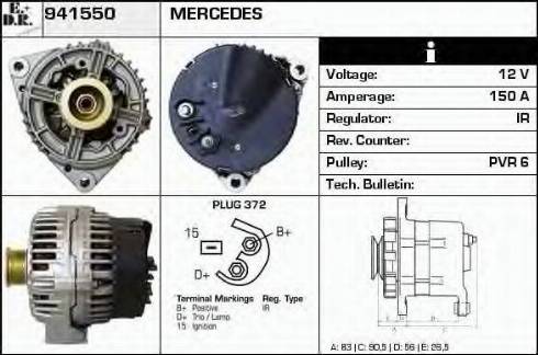 EDR 941550 - Alternator www.molydon.hr