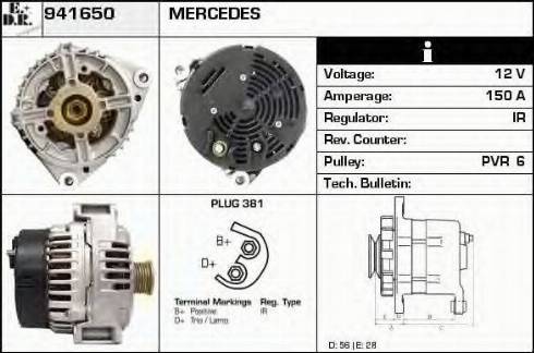 EDR 941650 - Alternator www.molydon.hr