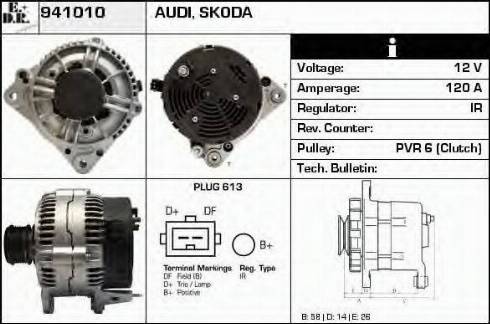 EDR 941010 - Alternator www.molydon.hr