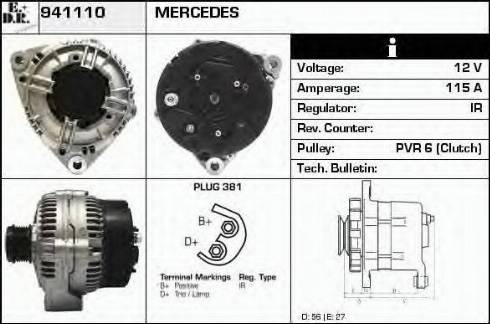 EDR 941110 - Alternator www.molydon.hr