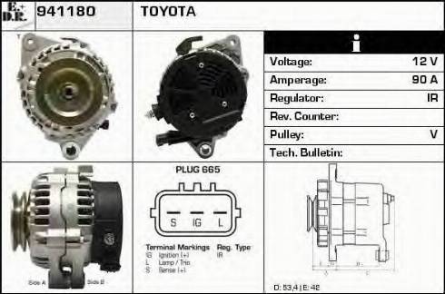 EDR 941180 - Alternator www.molydon.hr