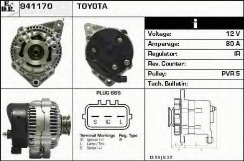 EDR 941170 - Alternator www.molydon.hr