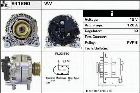 EDR 941890 - Alternator www.molydon.hr