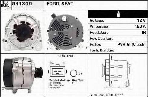 EDR 941300 - Alternator www.molydon.hr