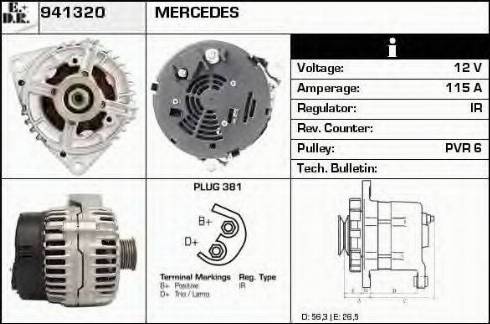 EDR 941320 - Alternator www.molydon.hr