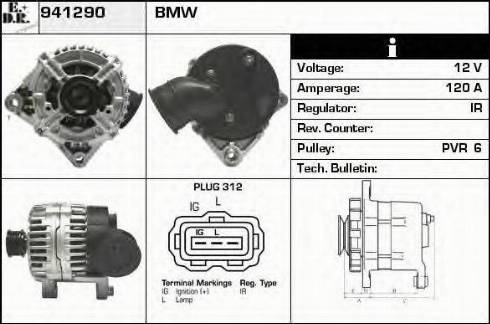 EDR 941290 - Alternator www.molydon.hr