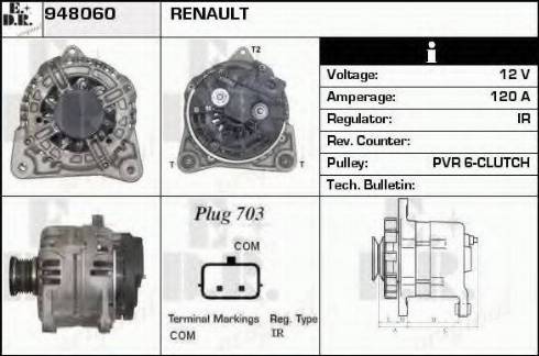 EDR 948060 - Alternator www.molydon.hr