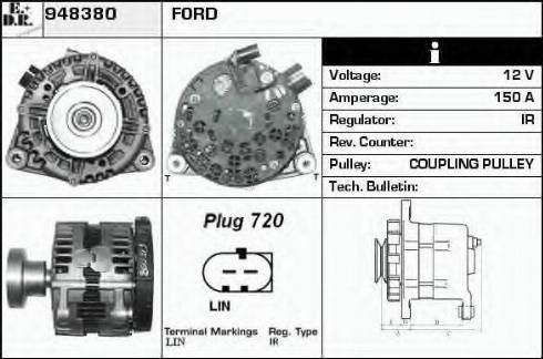 EDR 948380 - Alternator www.molydon.hr