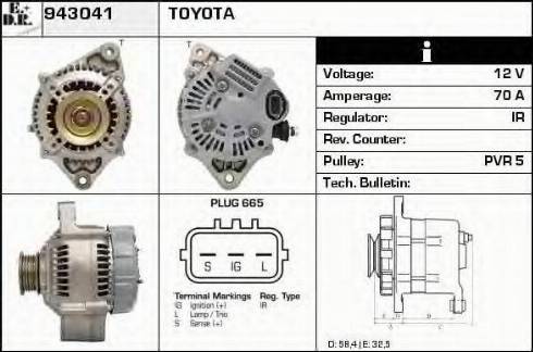 EDR 943041 - Alternator www.molydon.hr