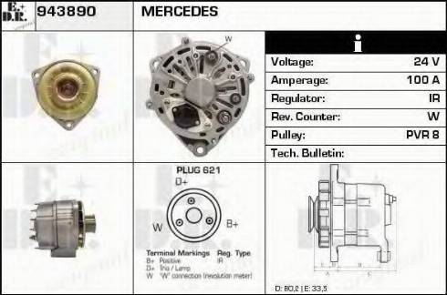 EDR 943890 - Alternator www.molydon.hr