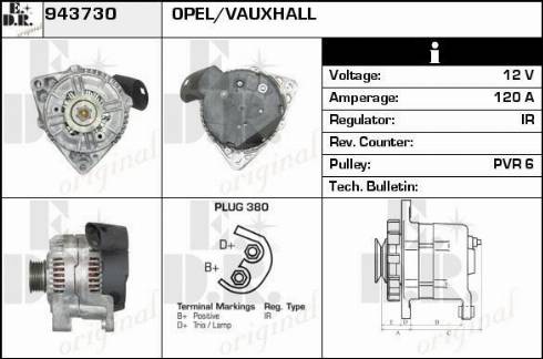 EDR 943730 - Alternator www.molydon.hr