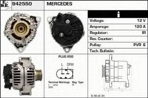 EDR 942550 - Alternator www.molydon.hr