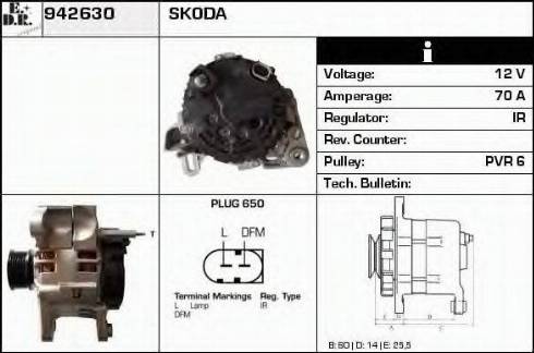 EDR 942630 - Alternator www.molydon.hr