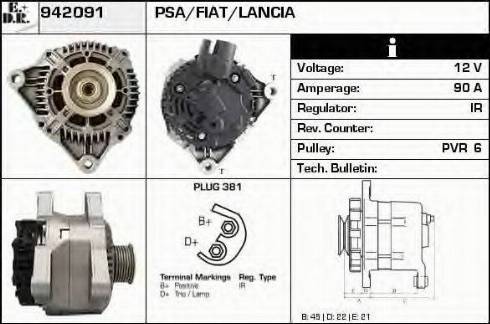 EDR 942091 - Alternator www.molydon.hr