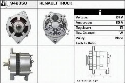 EDR 942350 - Alternator www.molydon.hr