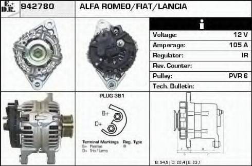 EDR 942780 - Alternator www.molydon.hr