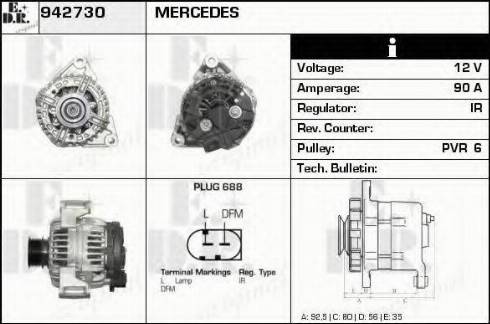 EDR 942730 - Alternator www.molydon.hr