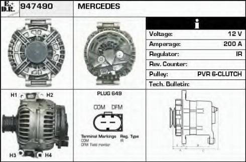 EDR 947490 - Alternator www.molydon.hr