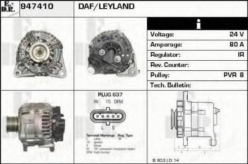 EDR 947410 - Alternator www.molydon.hr