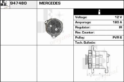 EDR 947480 - Alternator www.molydon.hr