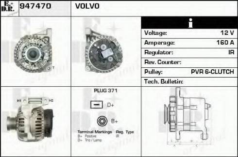 EDR 947470 - Alternator www.molydon.hr