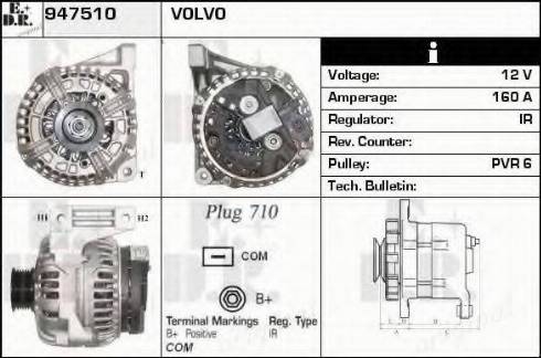 EDR 947510 - Alternator www.molydon.hr