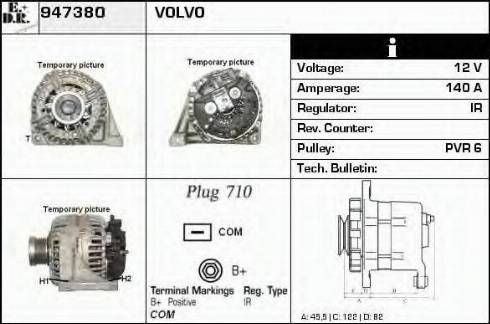 EDR 947380 - Alternator www.molydon.hr