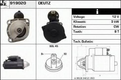 EDR 919020 - Starter www.molydon.hr