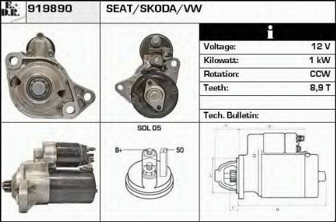 EDR 919890 - Starter www.molydon.hr