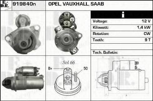 EDR 919840N - Starter www.molydon.hr