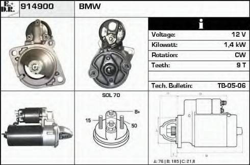 EDR 914900 - Starter www.molydon.hr