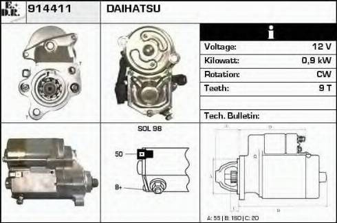 EDR 914411 - Starter www.molydon.hr