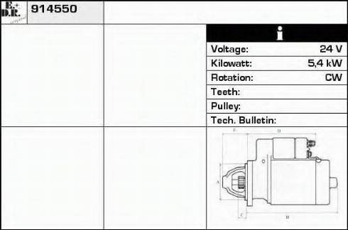 EDR 914550 - Starter www.molydon.hr