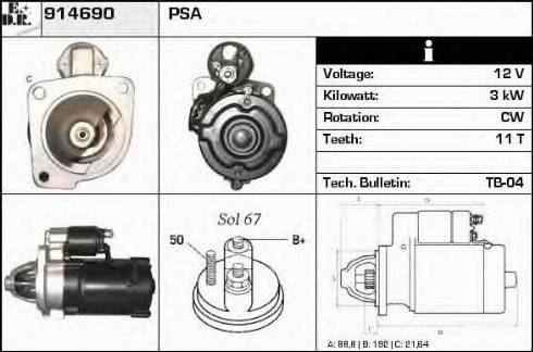 EDR 914690 - Starter www.molydon.hr