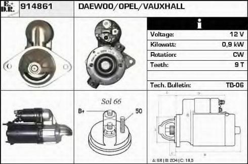 EDR 914861 - Starter www.molydon.hr