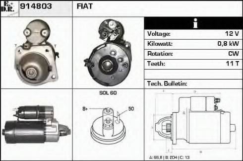 EDR 914803 - Starter www.molydon.hr