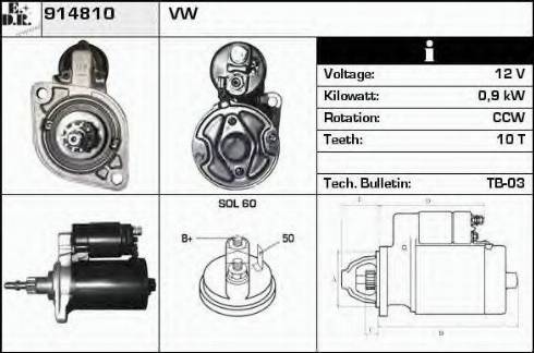 EDR 914810 - Starter www.molydon.hr