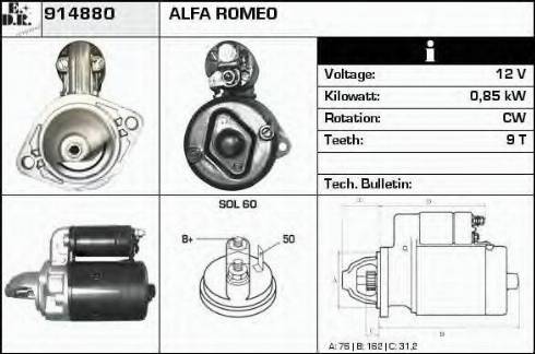 EDR 914880 - Starter www.molydon.hr