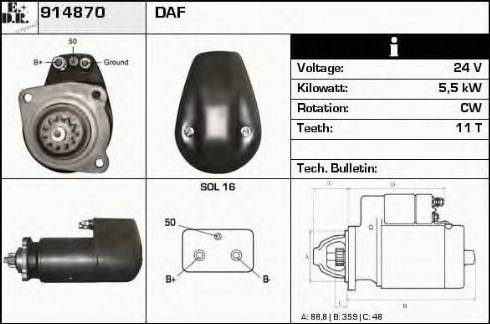 EDR 914870 - Starter www.molydon.hr