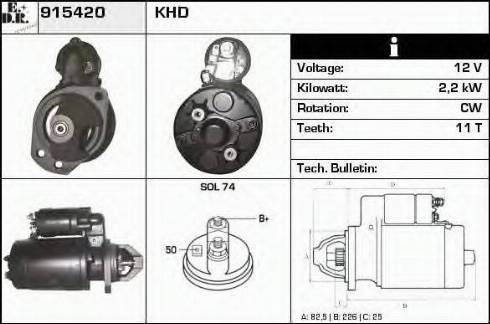 EDR 915420 - Starter www.molydon.hr