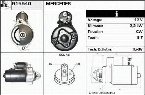 EDR 915540 - Starter www.molydon.hr