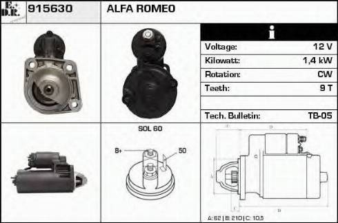 EDR 915630 - Starter www.molydon.hr